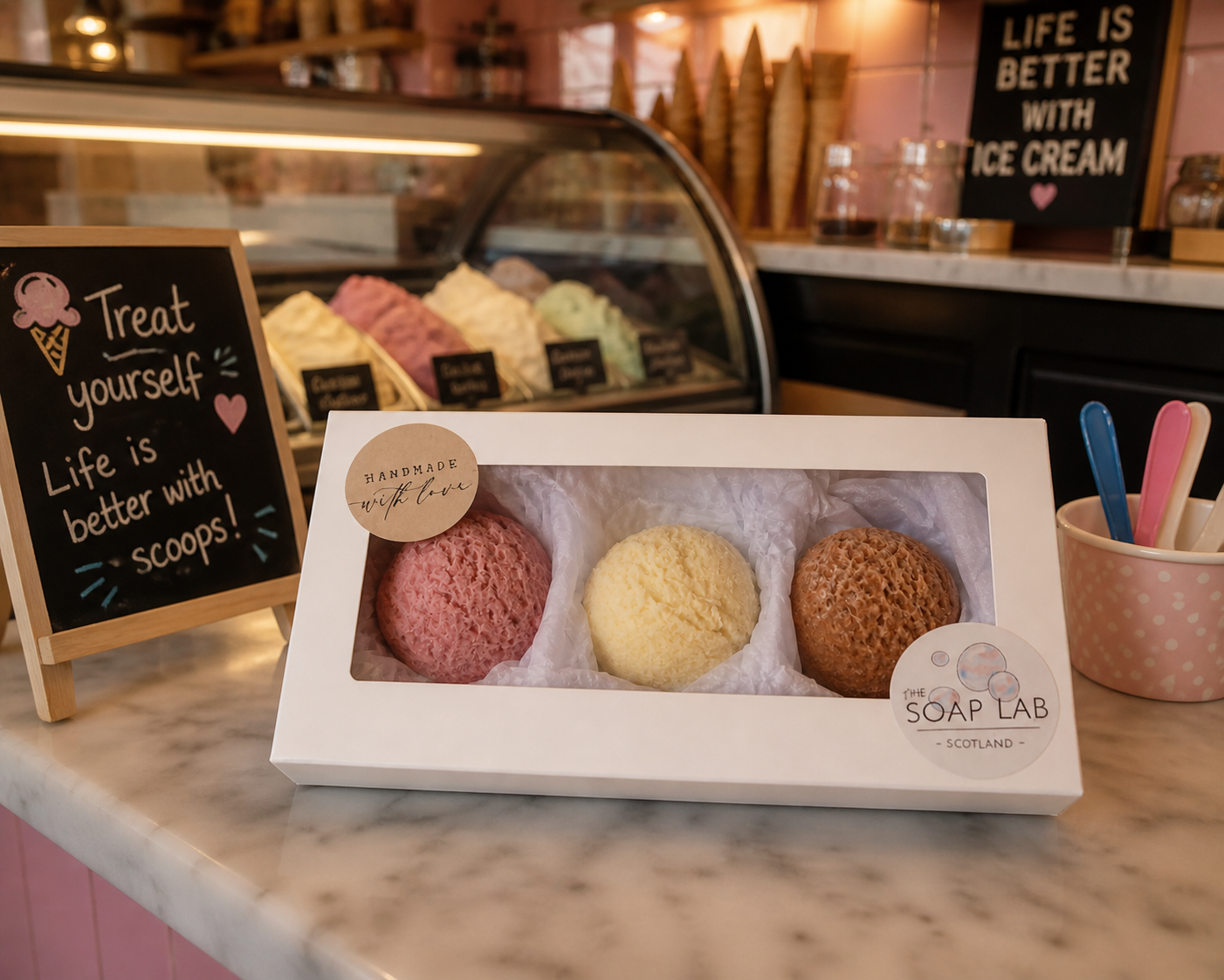 Summer Scoops - Soap Giftbox The Soap Lab Scotland
