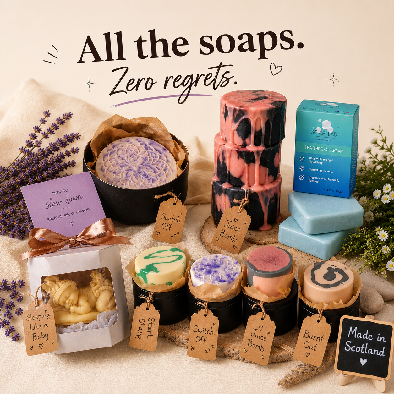 Soaps-Natural-Handcrafted The Soap Lab Scotland