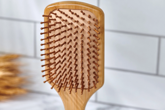 Bamboo Hairbrush, Bamboo paddle brush, eco friendly hairbrush , hairbrush, organic products
