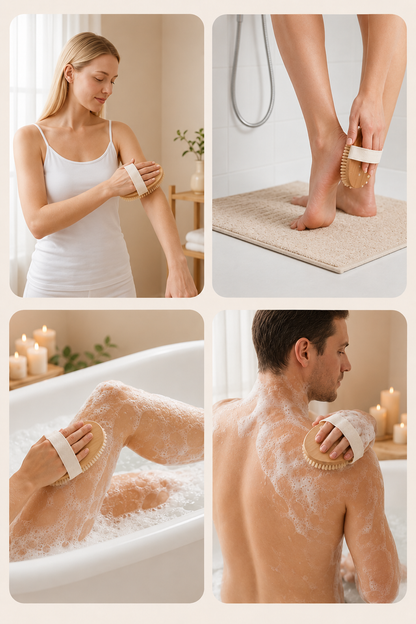 Retreat Bamboo Body Brush