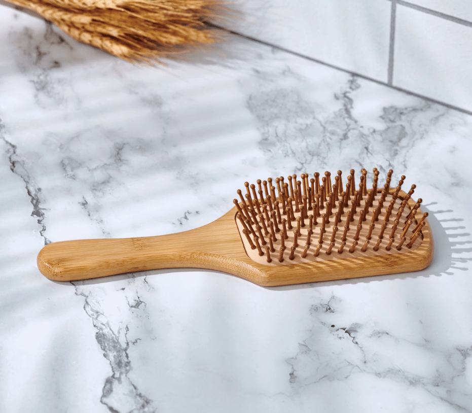 Bamboo Hairbrush - Eco - Friendly and Gentle - The Soap Lab Scotland