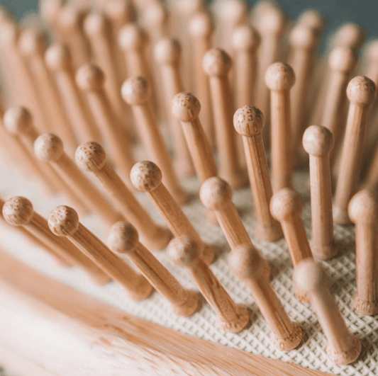 Bamboo Hairbrush - Eco - Friendly and Gentle - The Soap Lab Scotland