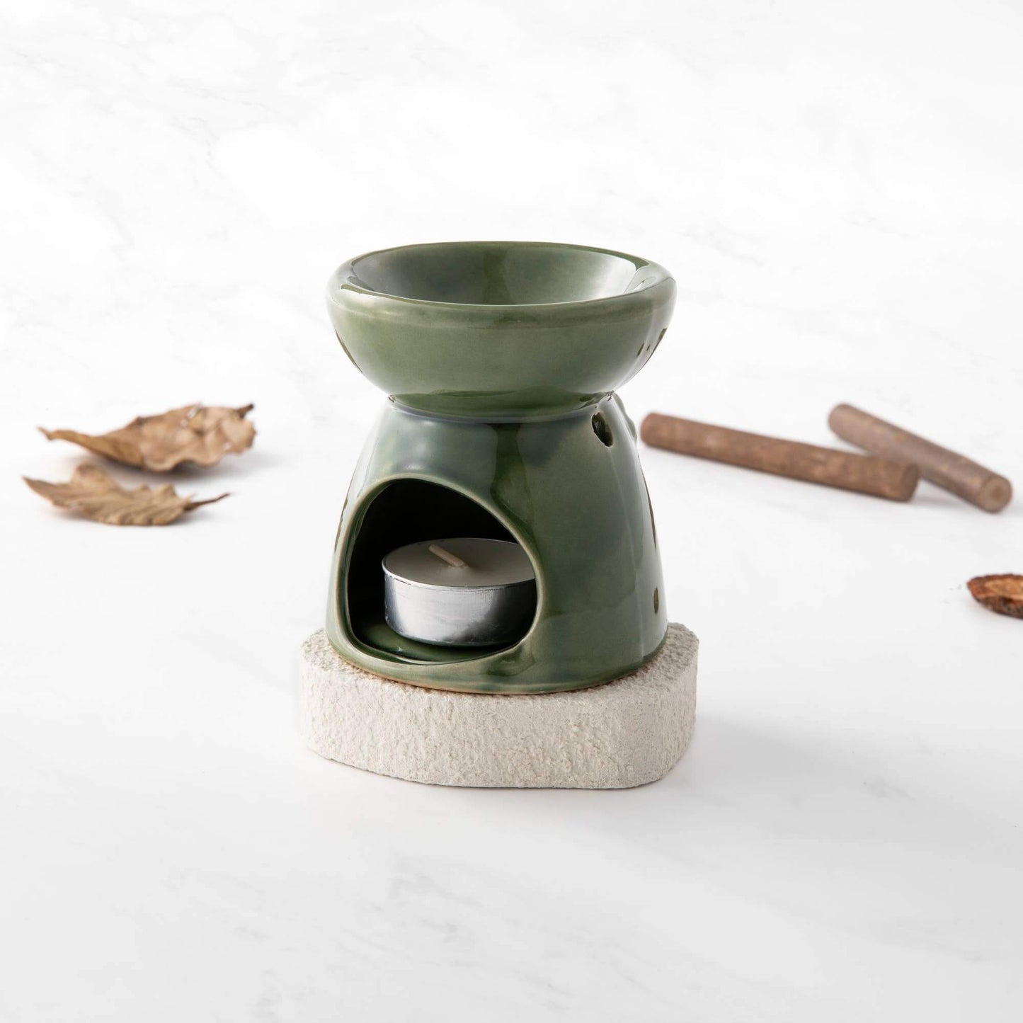 Ceramic Wax Burners - Three Designs - The Soap Lab Scotland