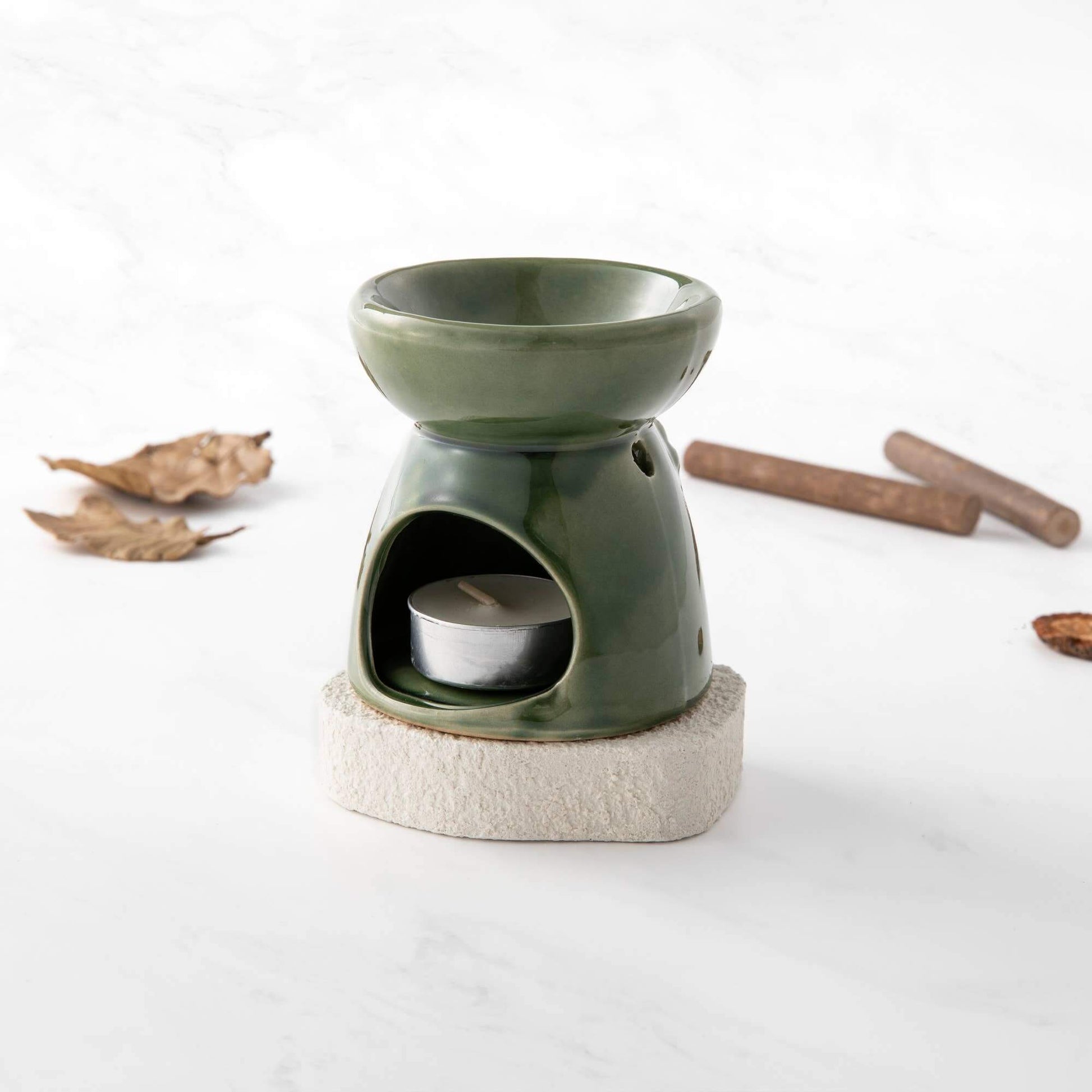 Ceramic Wax Burners - Three Designs - The Soap Lab Scotland