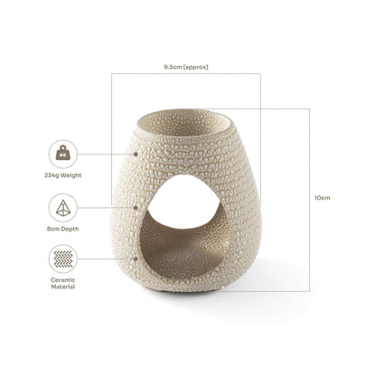 Ceramic Wax Burners - Three Designs - The Soap Lab Scotland