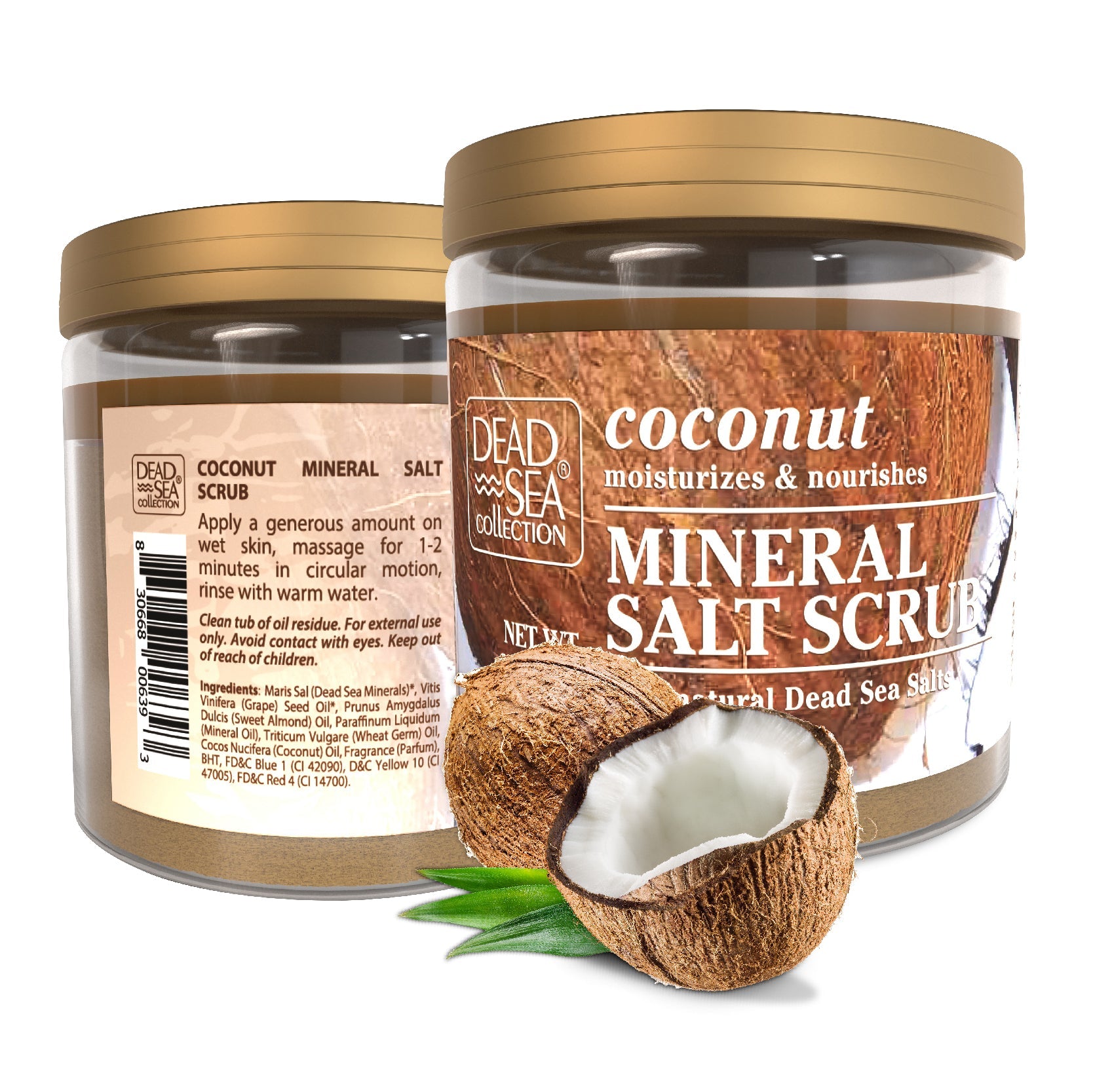 Exfoliating Scrub Coconut & Mineral Salt Body Scrub - The Soap Lab Scotland
