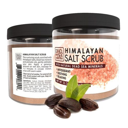 Exfoliating Scrub Pink Himalayan Salt Body Scrub - The Soap Lab Scotland