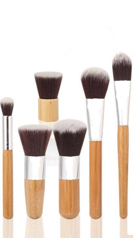 Natural Bamboo Makeup Brush Set | 10 Piece Set - The Soap Lab Scotland