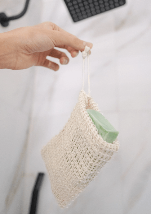Natural Soap Saver Bag, Organic Agave Fibre - The Soap Lab Scotland