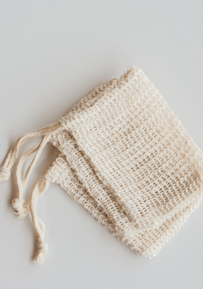 Natural Soap Saver Bag, Organic Agave Fibre - The Soap Lab Scotland