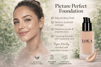 Picture Perfect Foundation by LOLA Natural Makeup. Vegan Friendly - The Soap Lab Scotland