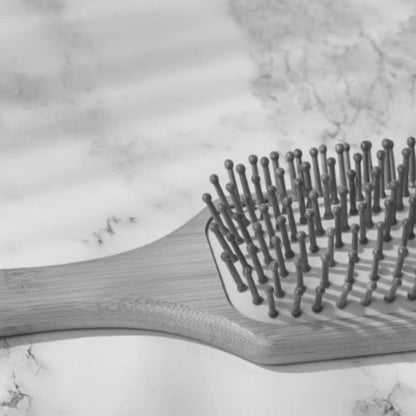Bamboo Hairbrush, Bamboo paddle brush, eco friendly hairbrush , hairbrush, organic products