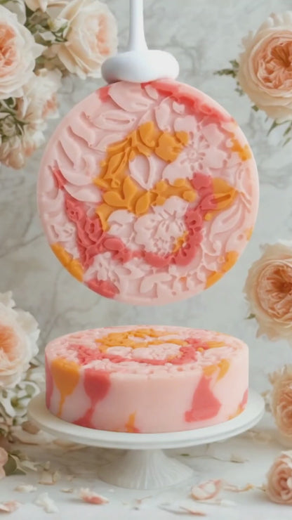 Pastilla de Jabón Artesanal Bloom & Bite | Lujoso Jabón Floral Hecho a Mano en Escocia 🌸🫦