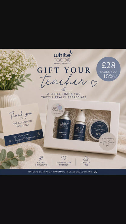 Set de cuidado de la piel sensible para maestros | Caja de regalo de cuidado de la piel natural