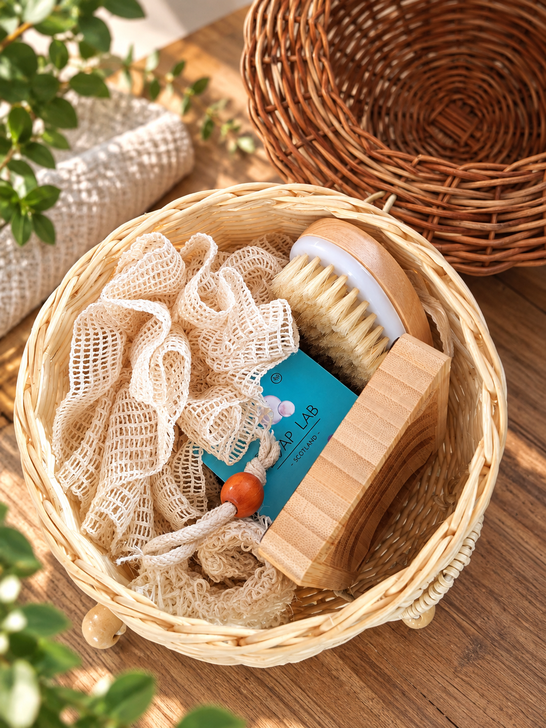 Natural Rattan Storage Basket – Mushroom or Cottage Design