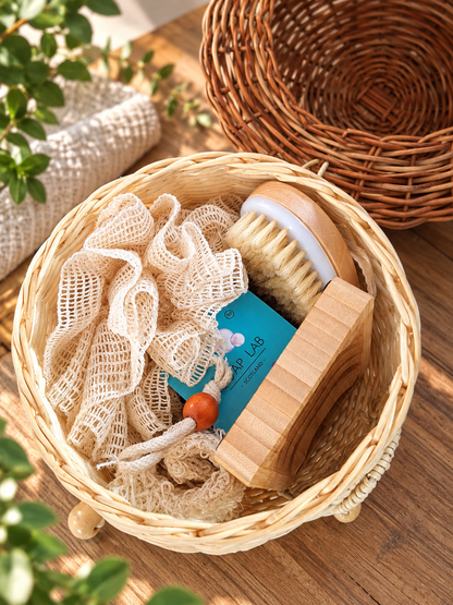 Natural Rattan Storage Basket – Mushroom or Cottage Design
