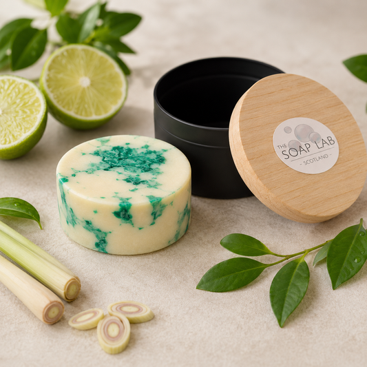 Start Sharp – Zesty Citrus Natural Soap Bar | Handmade Lemon Soap 115g The Soap Lab Scotland