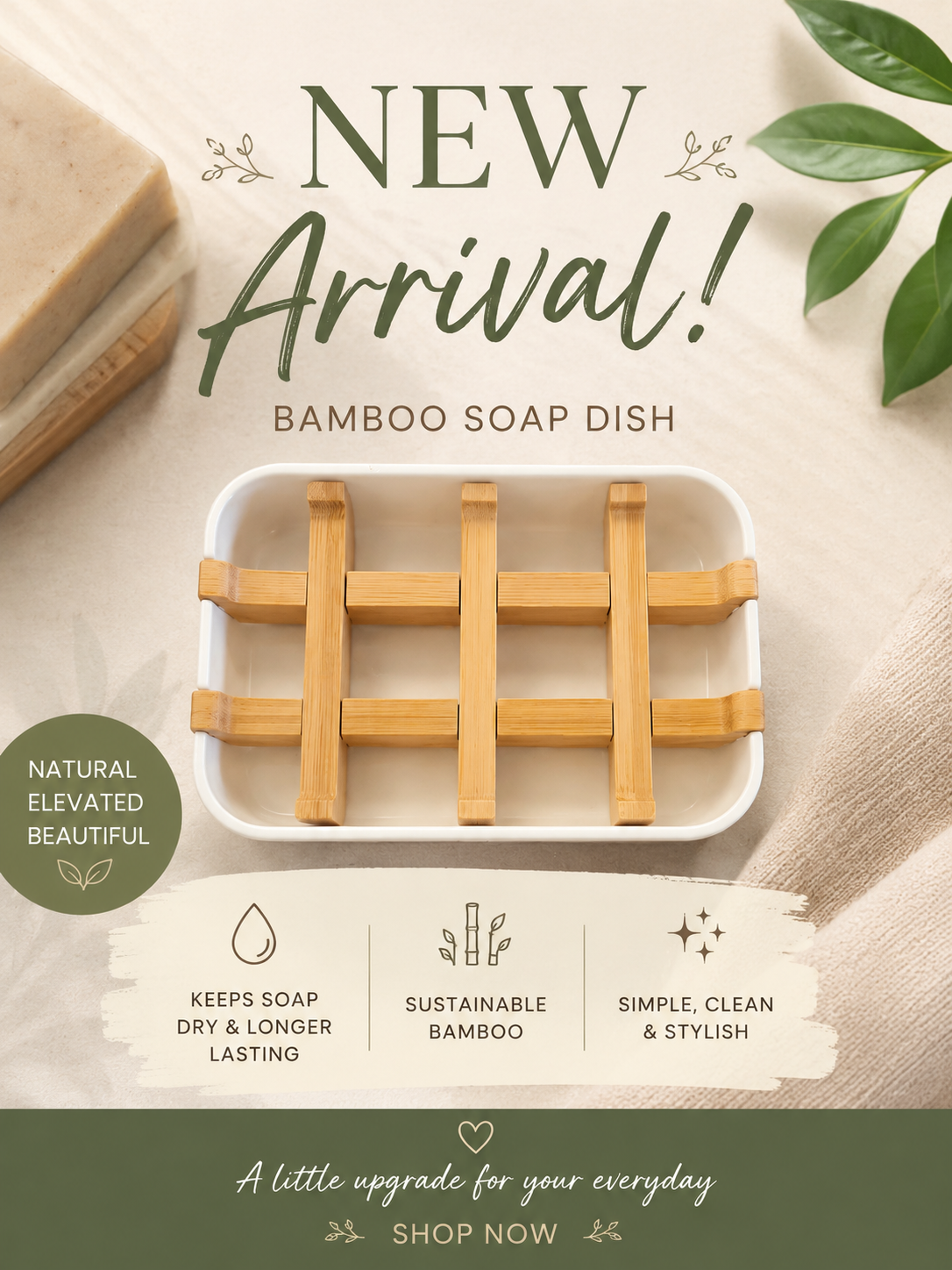 Bamboo Soap Dish – Natural, Stylish & Long-Lasting Soap Storage The Soap Lab Scotland