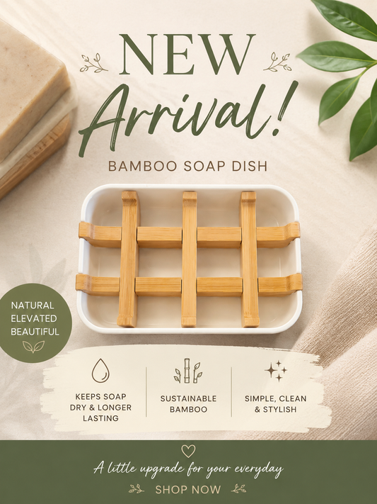 Bamboo Soap Dish – Natural, Stylish & Long-Lasting Soap Storage The Soap Lab Scotland