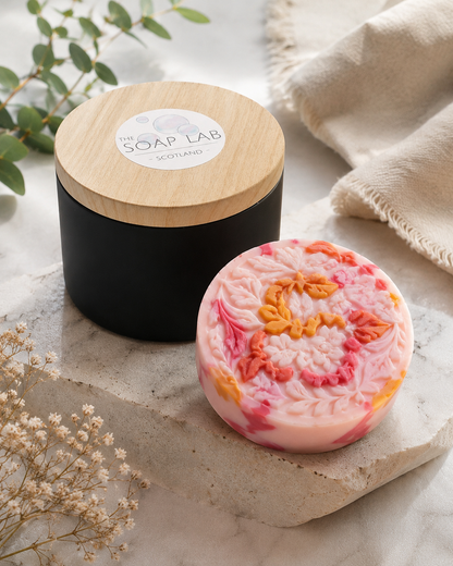 Bloom & Bite Artisan Soap Bar | Floral Luxury Soap Handmade in Scotland 🌸🫦 The Soap Lab Scotland