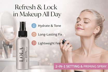 Setting Spray Natural Makeup by LOLA - Vegan Friendly - The Soap Lab Scotland